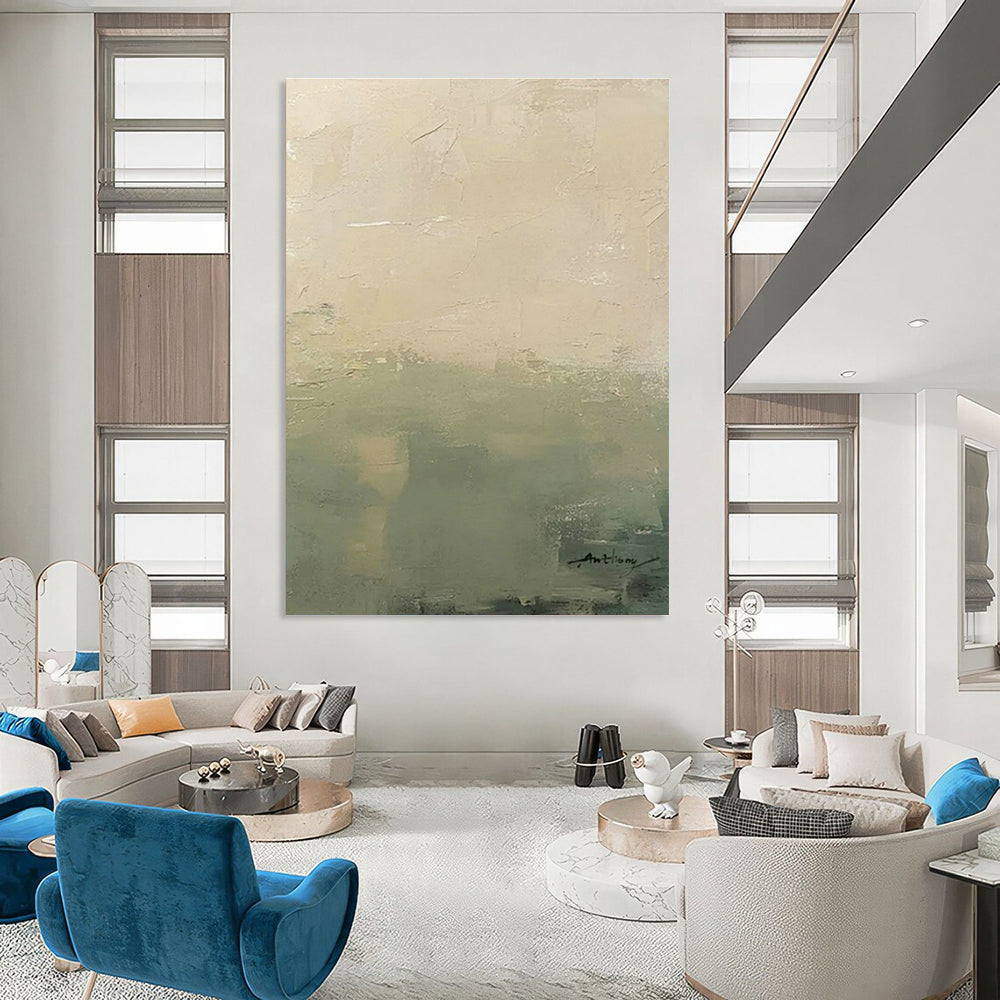 Subtle Gradient Art for Minimalist Library & Calming Dental Clinic DLZ1502