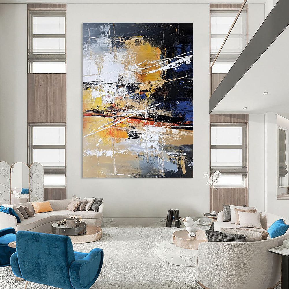 Vibrant Abstract Expressionism for Creative Agency & Urban - Themed Bar STSC766
