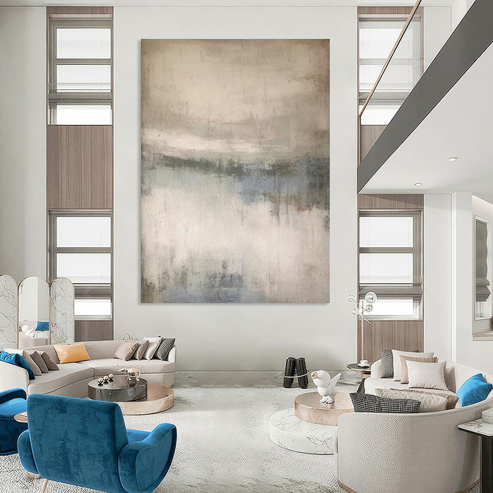 Soft - Toned Abstract Art for Nursery & Cozy Reading Nook DLZ2367