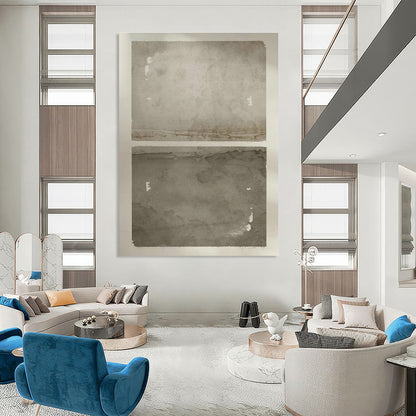 Dual - Tone Grey Textured Art for Modern Gallery & Monochrome Café DLZ1366