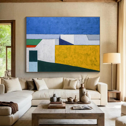 Color - Block Abstract for Contemporary Dining Room DLZ2941