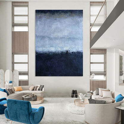 Blue - Purple Abstract Art for Spa & Meditation Room DLZ1785
