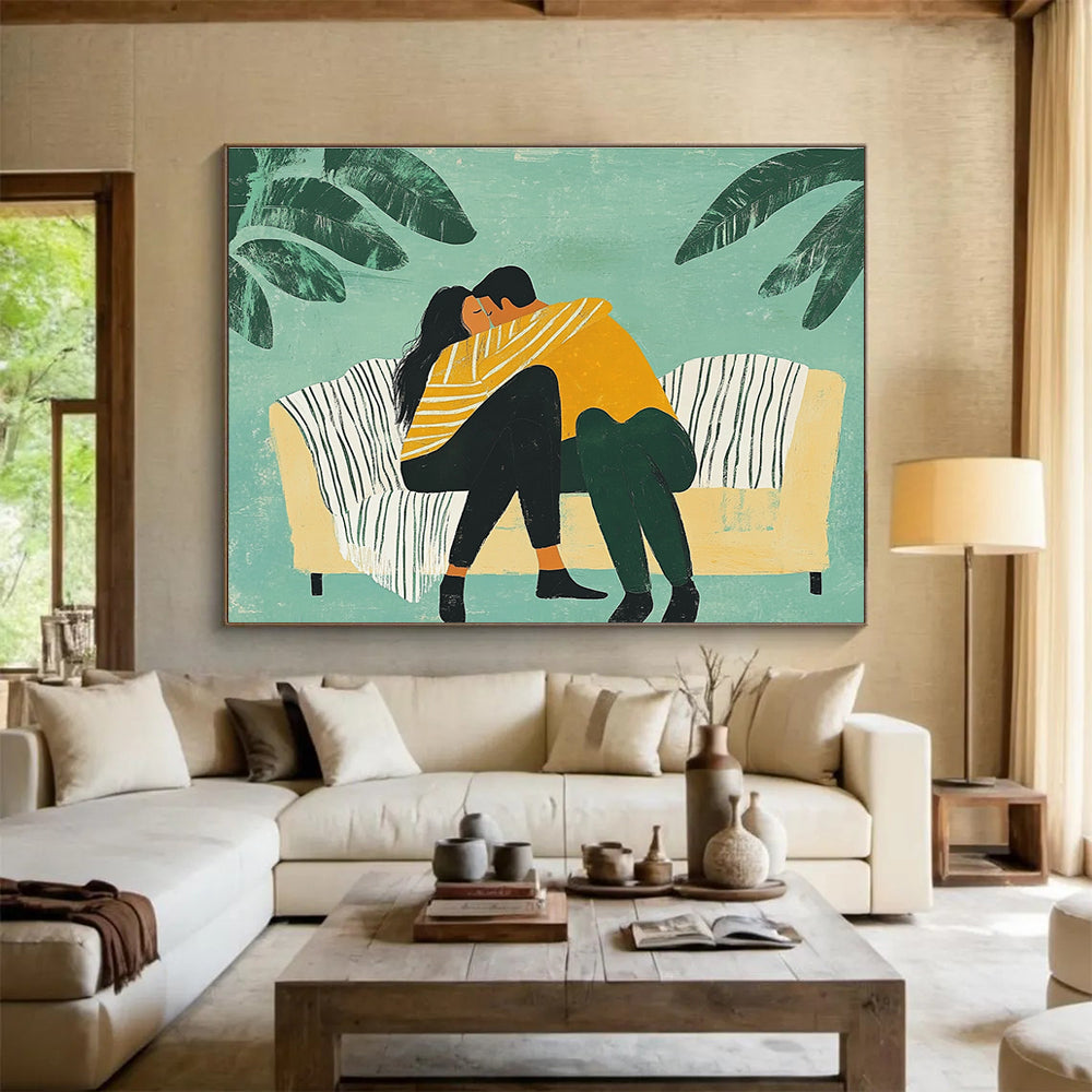 Intimate Embrace Art for Bedroom & Couples’ Lounge SC400