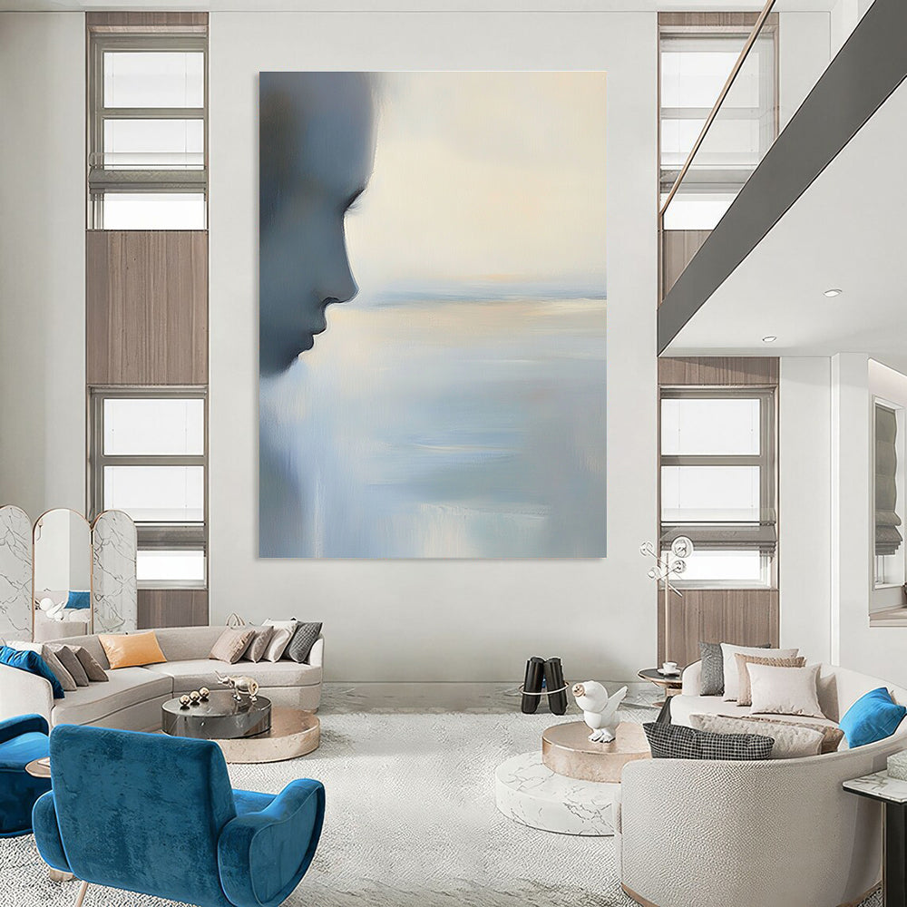 Profile by the Sea for Minimalist Bedroom & Art - Loving Library STSC883