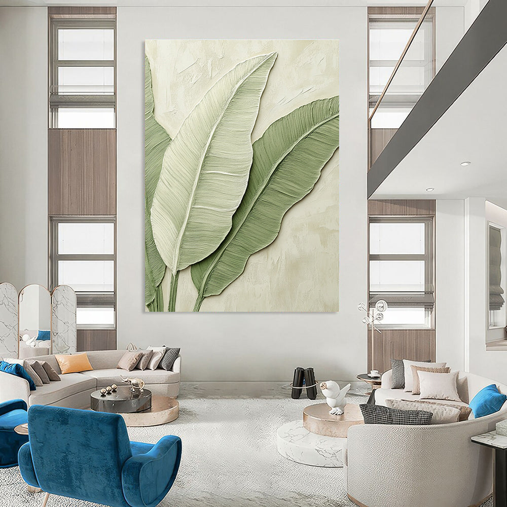 Minimalist Tropical Art for Scandinavian Home & Plant - Lover’s Office STSC002