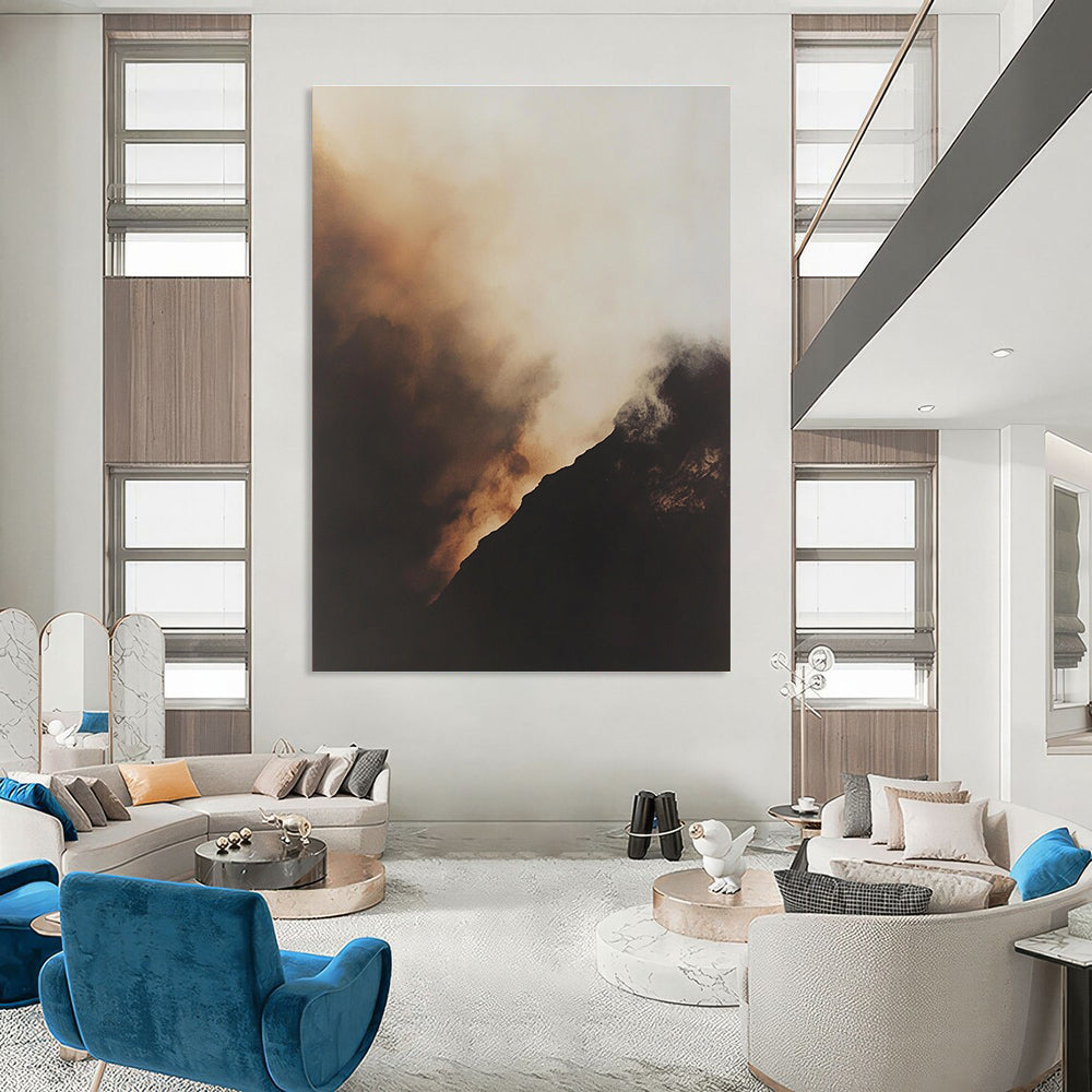 Misty Mountain Art for Bedroom & Meditation Room STSC698