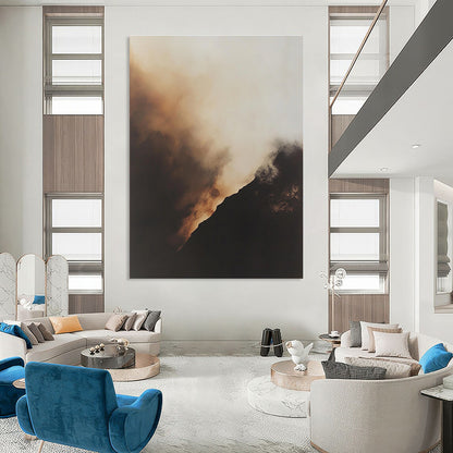 Misty Mountain Art for Bedroom & Meditation Room STSC698