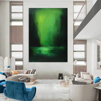 Green Abstract Light for Modern Spa & Nature - Lover’s Bedroom STSC287