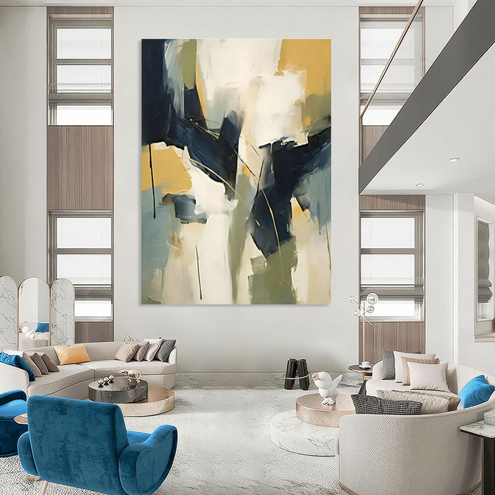 Color Block Interweave Art for Contemporary Kitchen & Design Studio DLZ1714