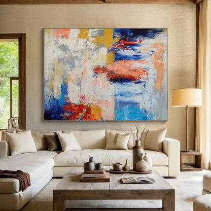 Energetic Color Block Abstract for Creative Coworking Space DLZ3030
