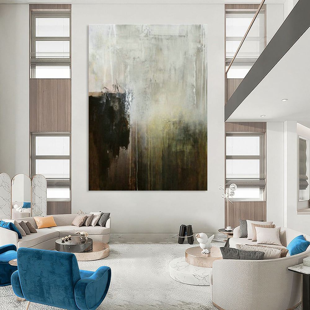 Multitone Abstract Art for Contemporary Home Office & Art - Focused Café DLZ2059