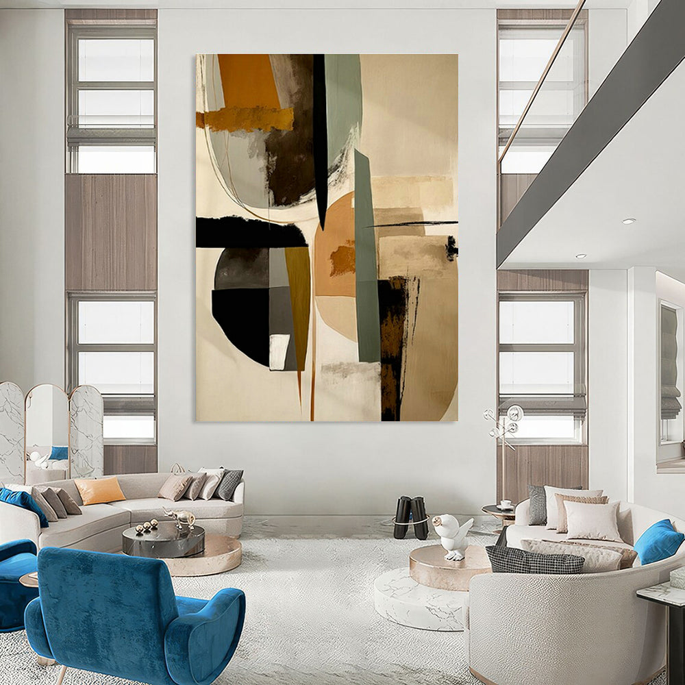 Abstract Geometric Collage for Creative Studio & Urban Loft Apartment DLZ1633