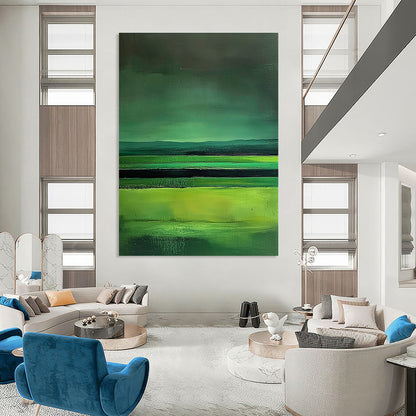Layered Green Landscape for Contemporary Living Room & Art - Inspired Home Office STSC309