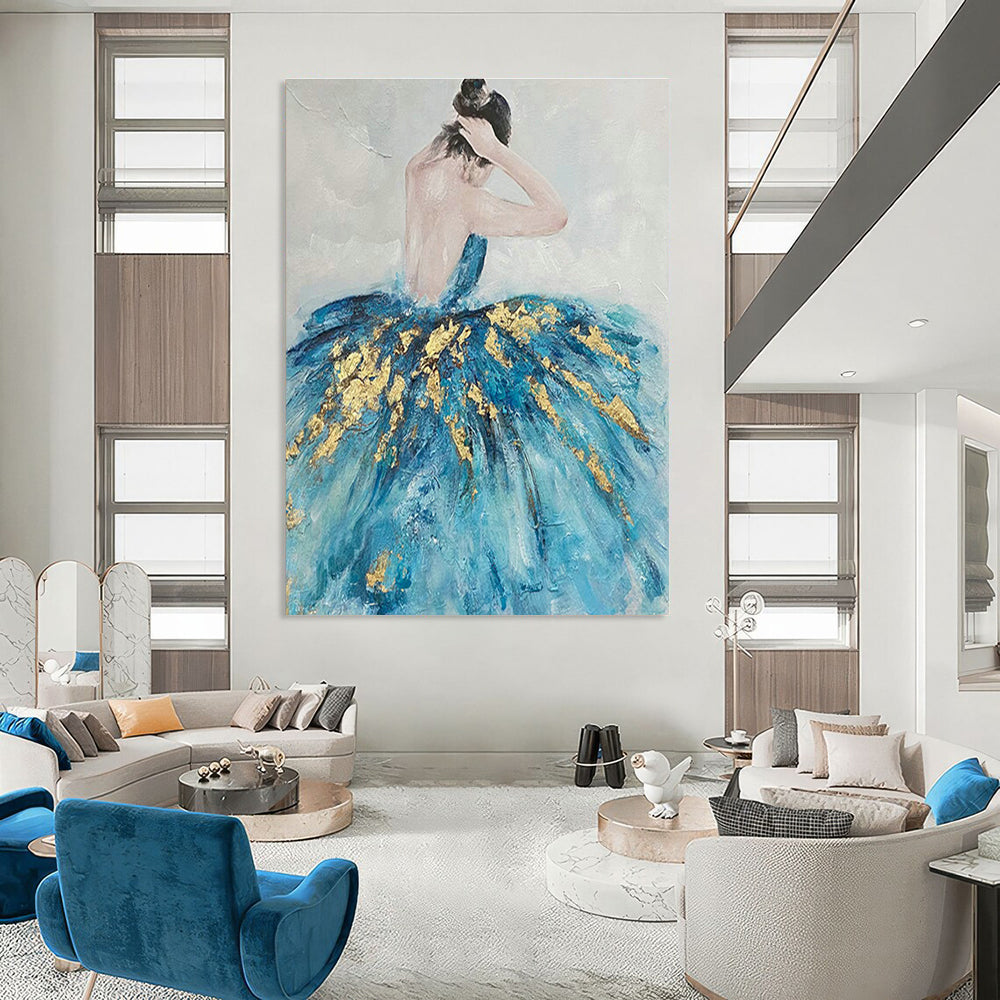 Elegant Ballerina Art for Dance Studio & Upscale Bridal Dressing Room DLZ1421