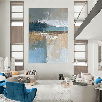 Earth - Toned Abstract Layers for Industrial - Chic Home & Minimalist Art Gallery STSC563