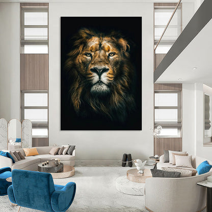Majestic Lion Art for Safari - Themed Hotel & Men’s Grooming Lounge DLZ2318