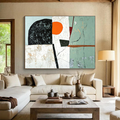 Abstract Geometric Shapes Art for Modern Office & Contemporary Art Gallery SC192