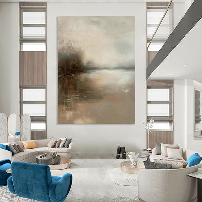 Misty Landscape Art for Cozy Home Bedroom Nightstands DLZ0231