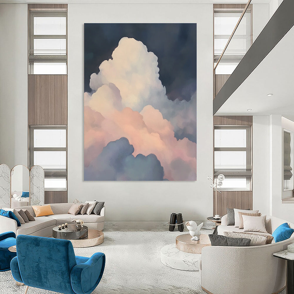 Soft Colorful Clouds Art for Romantic Home Bedroom & Sky - Gazing Café STSC1036