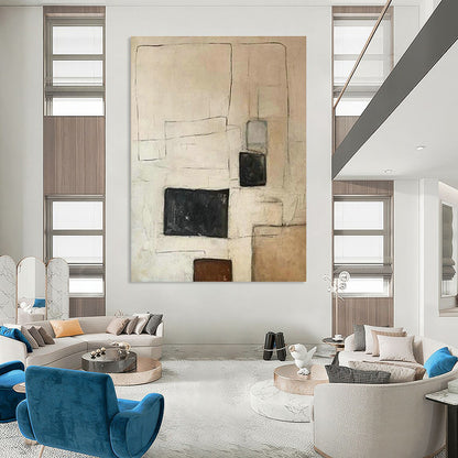 Minimalist Geometric Art for Scandinavian - Style Living Rooms DLZ0252