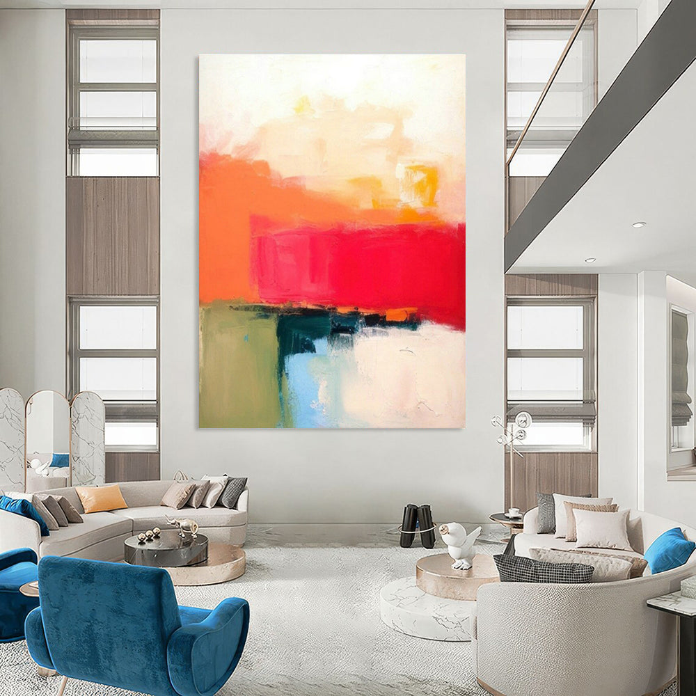 Color - Block Abstract Art for Modern Office & Contemporary Art Fair DLZ1926