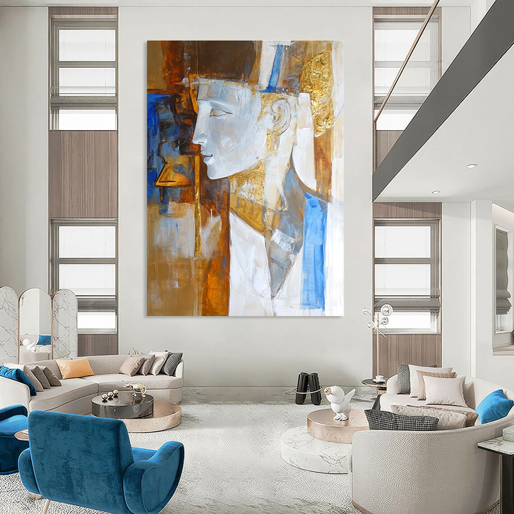 Abstract Ancient Figure for Historical - Themed Study & Art Deco Lounge STSC633