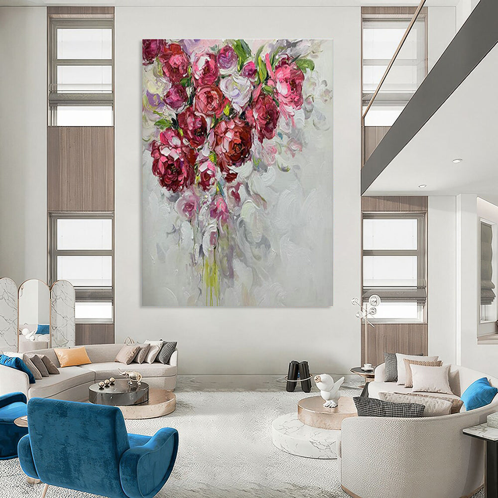 Floral Bouquet Art for Romantic Restaurant & Feminine Boutique DLZ2164