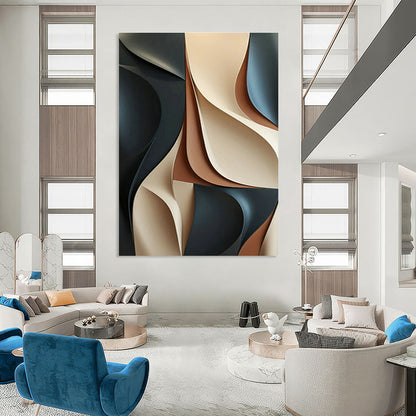 Morandi - Toned Layered Art for Minimalist Home Office & Boutique Hotel Lobby DLZ1030