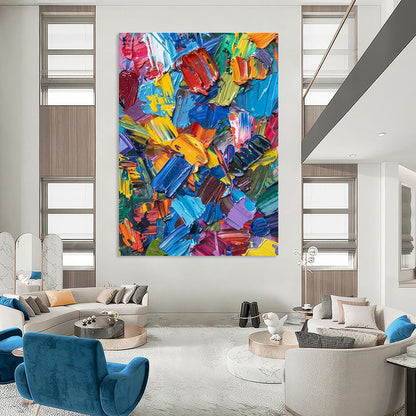 Colorful Paint Splashes Art for Creative Studio & Modern Kids’ Playroom DLZ1531