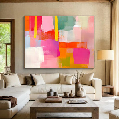 Bright Color - Block Abstract Art for Kids’ Playroom & Creative Art Studio SC256