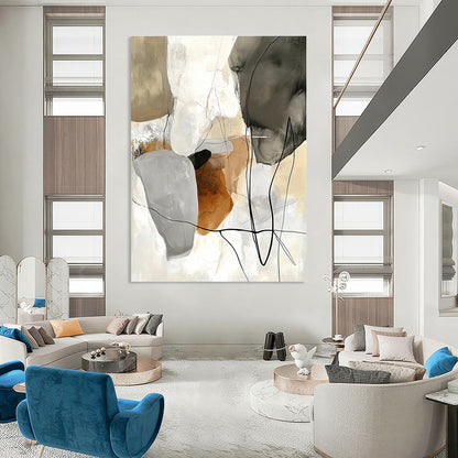 Abstract with Black Lines for Creative Agency & Modern Art Studio STSC798