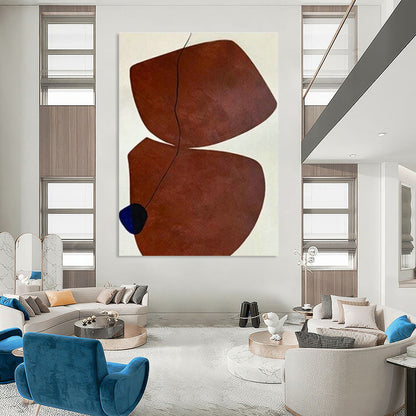 Organic Brown - White Art for Botanical Garden Café & Bedroom DLZ2019
