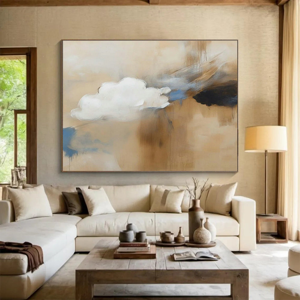 Cloud - Inspired Abstract Art for Serene Bedrooms DLZ2474
