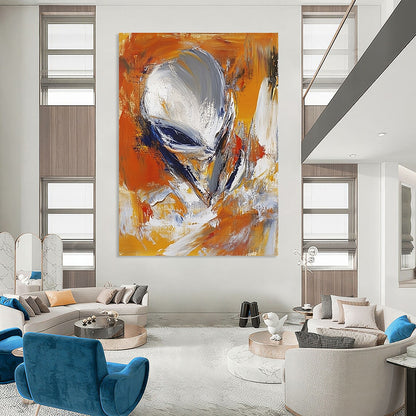 Abstract Alien Figure for Sci - Fi Lounge & Creative Kids’ Room STSC626