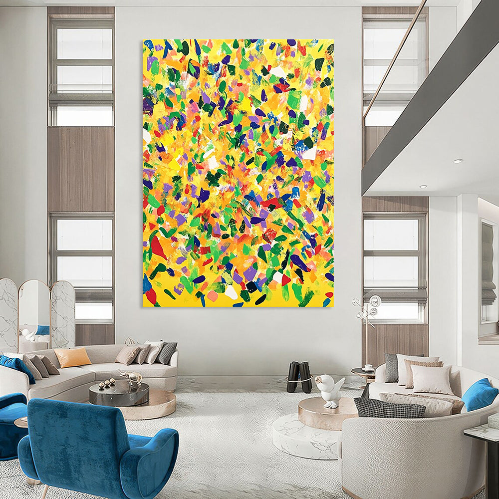 Colorful Confetti - Like Painting for Party - Themed Room & Creative Office STSC1269