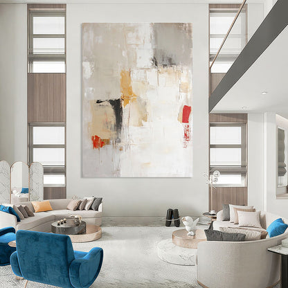 Neutral Tones Abstract for Industrial - Chic Loft & Art Gallery STSC801