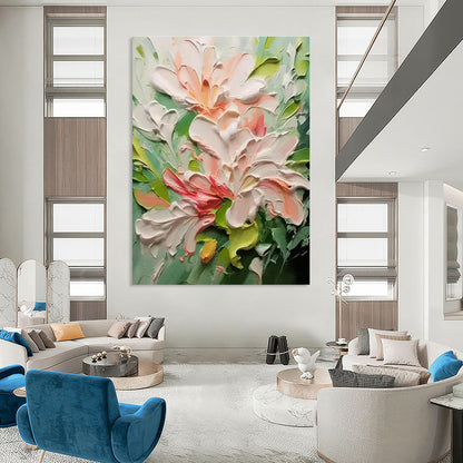 Colorful Flower Relief Art for Garden - View Conservatory & Botanical Café DLZ1403