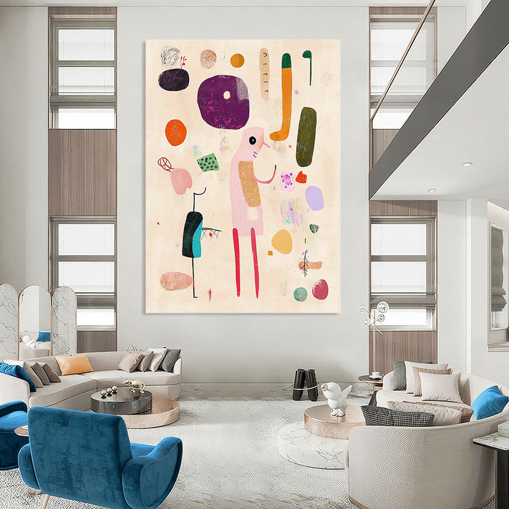 Abstract Colorful Figures for Playful Kids’ Room & Art - Loving Daycare STSC1287