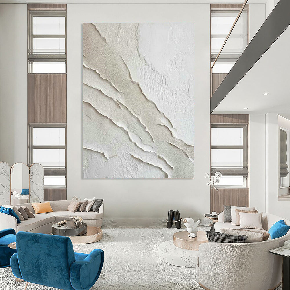 White Relief Art for Modern Home Gallery Wall Highlights DLZ0266