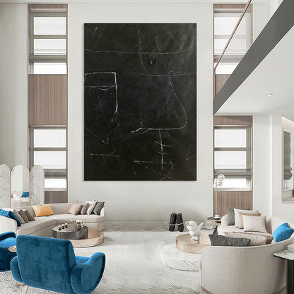 Chalkboard - Style Abstract Art for Rustic Café & Creative Studio DLZ0755