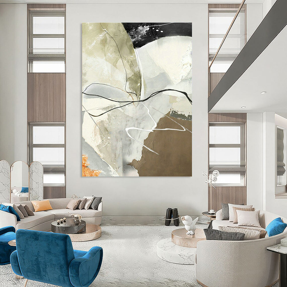 Line - Interwoven Abstract Art for Modern Office & Art Gallery DLZ1232