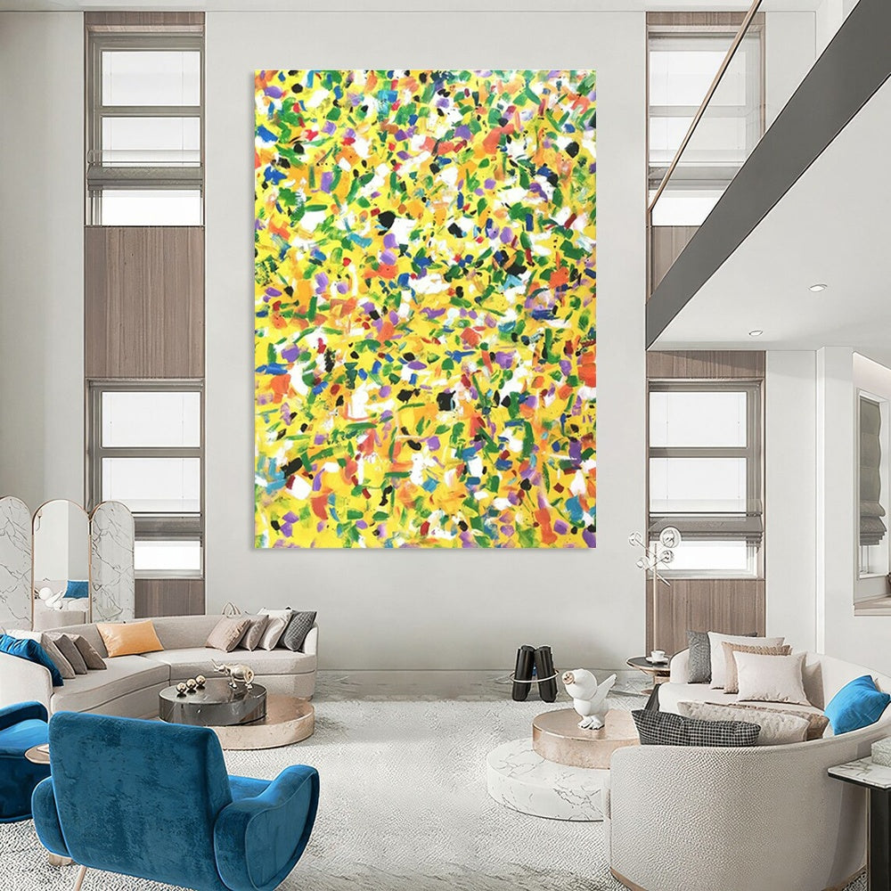 Colorful Splatter Abstract Art for Children’s Activity Room & Art Festival Booth DLZ1793