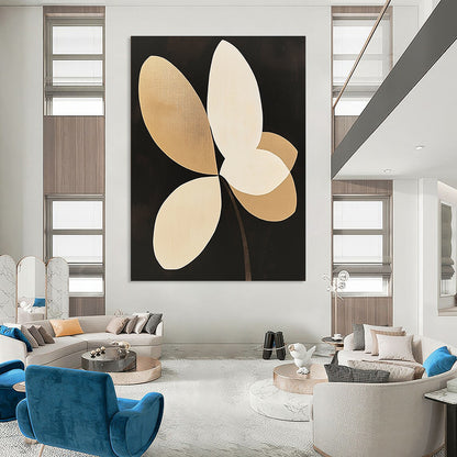Gold and White Floral for Luxury Boutique & Elegant Dining Room STSC1144