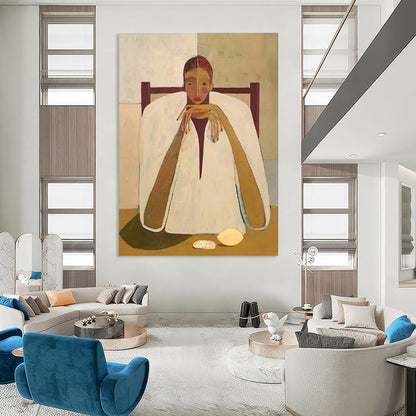 Figure Sitting Pose Art for Living Room & Bedroom DLZ0430