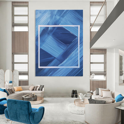 Minimalist Abstract Art for Scandinavian Office & Art Gallery STSC037