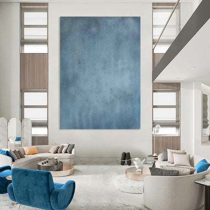Blue Solid - Color Art for Coastal Home Bathroom Retreats DLZ0251