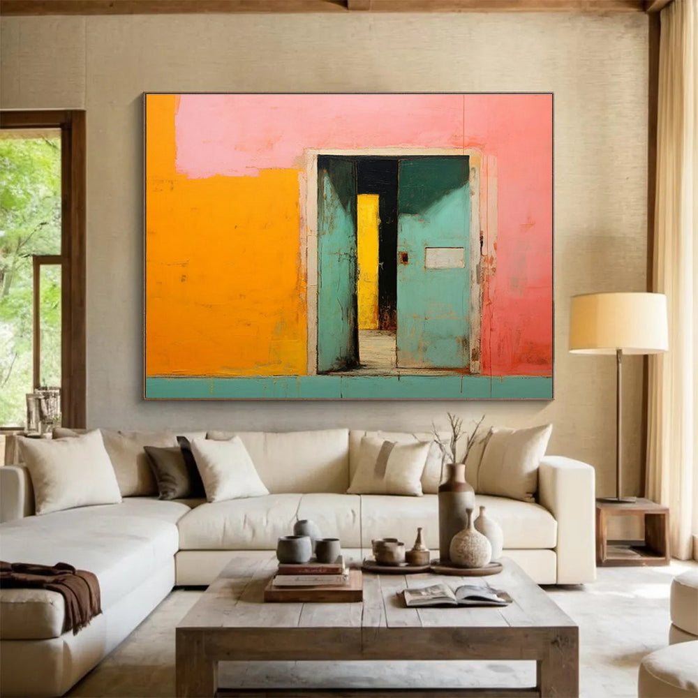 Color - Clash Doorway Abstract for Eclectic Entryway DLZ3025