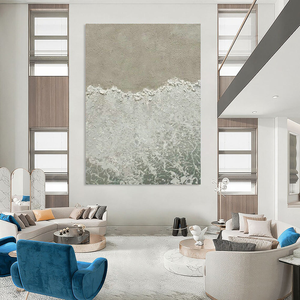 Textured Beach Art for Coastal Home Bedroom & Nautical - Themed Gift Shop DLZ1523