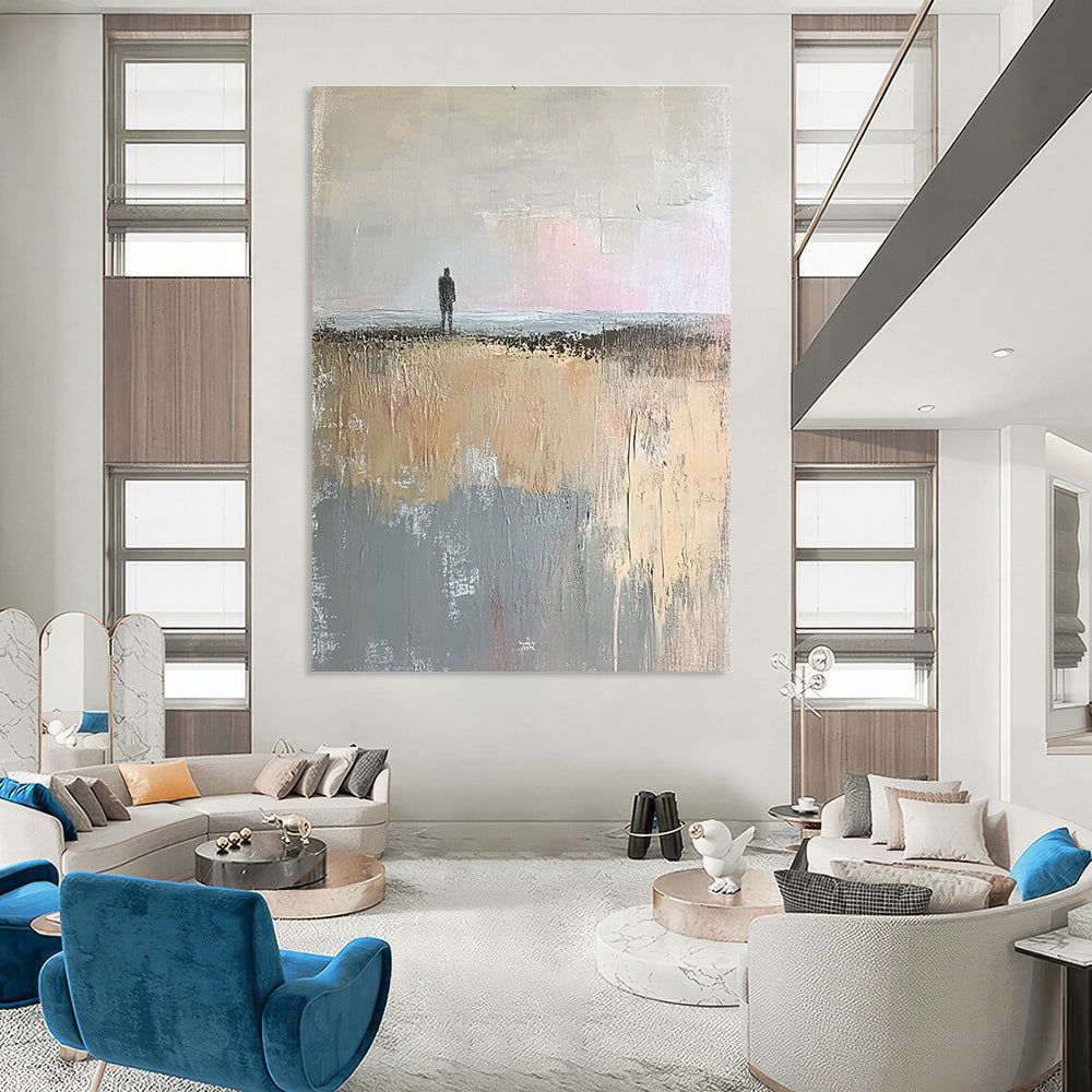 Solitary Figure by the Sea for Bedroom & Meditation Room STSC101