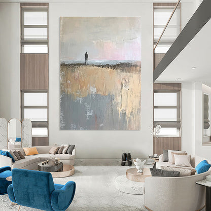 Solitary Figure by the Sea for Bedroom & Meditation Room STSC101